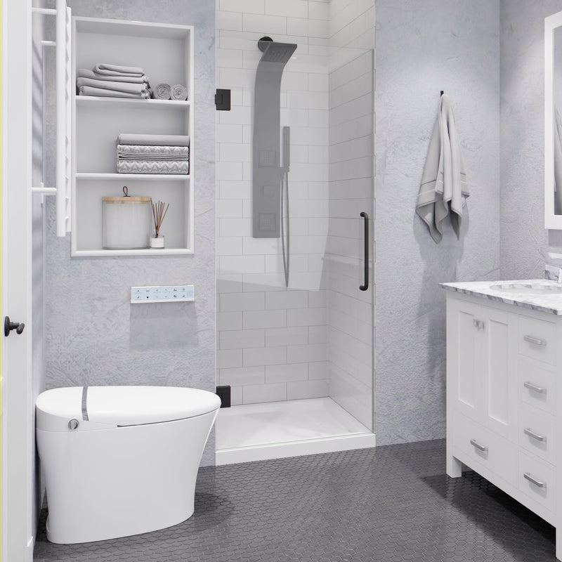 ANZZI SD-AZ09-01GB Frameless Hinged Shower Door product photo