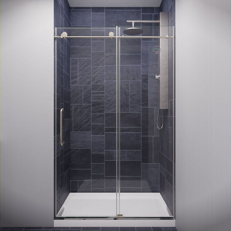 ANZZI SD-AZ13-01BN Frameless Sliding Shower Door product photo
