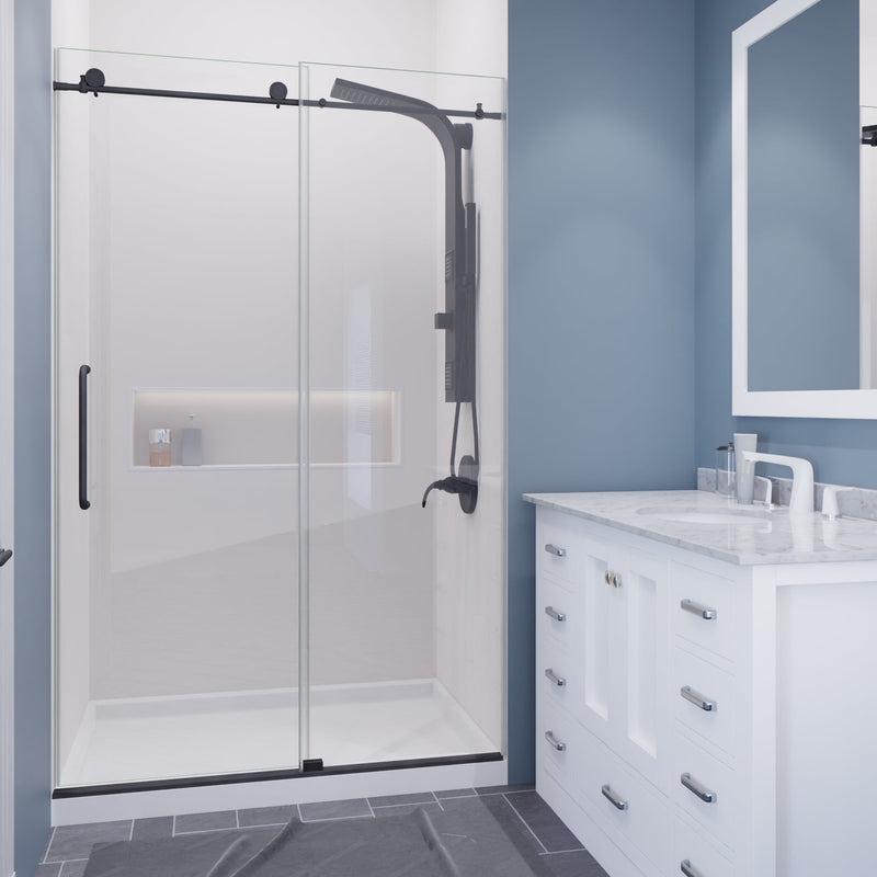 ANZZI SD-AZ13-01GB Frameless Sliding Shower Door product photo