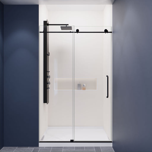 ANZZI SD-AZ13-01MB Frameless Sliding Shower Door product photo