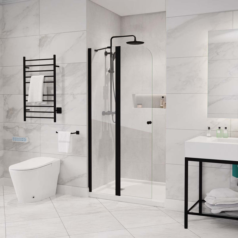 ANZZI SD-AZ14-01MB Frameless Shower Door product photo