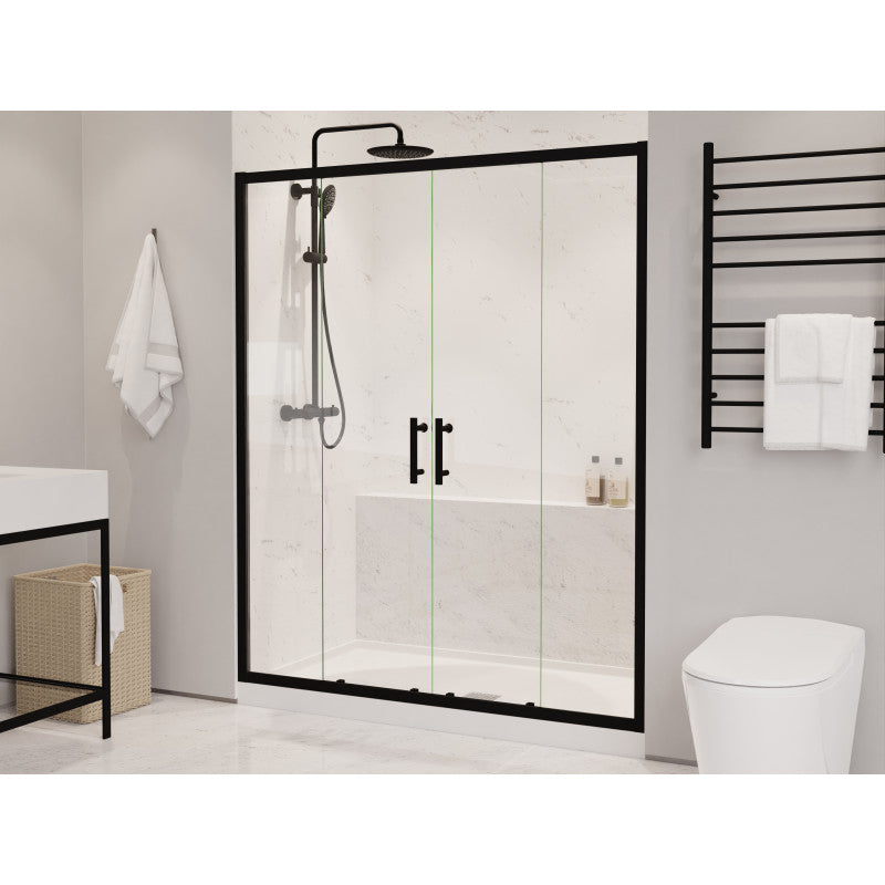 ANZZI SD-AZ15-01MB Frameless Shower Door product photo