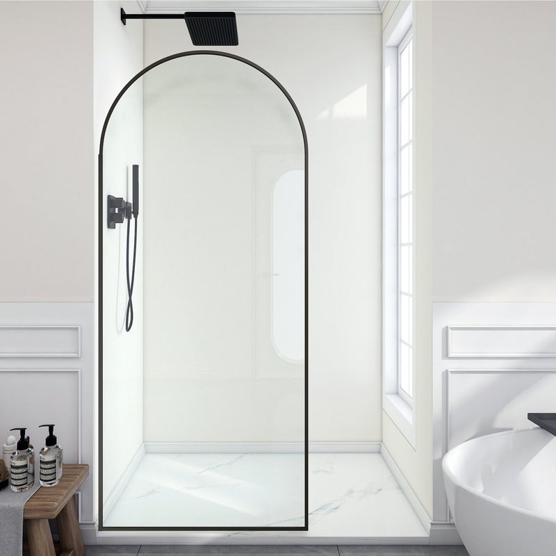 ANZZI SD-AZ18-01MB Framed Shower Screen product photo