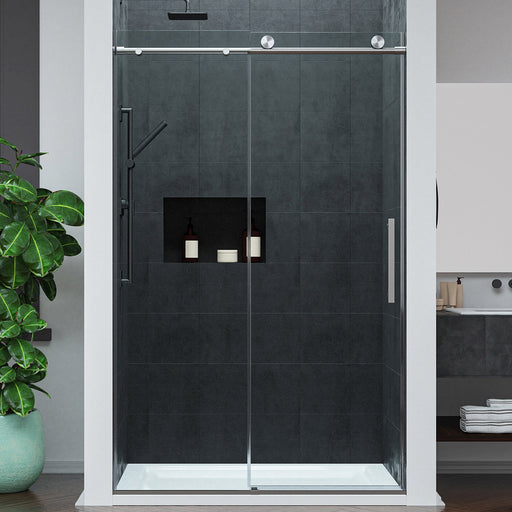 ANZZI SD-AZ20-01CH Frameless Sliding Shower Door product photo
