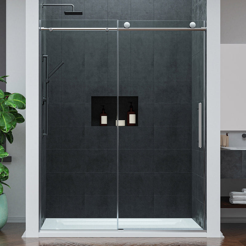 ANZZI SD-AZ20-02BN Frameless Sliding Shower Door product photo