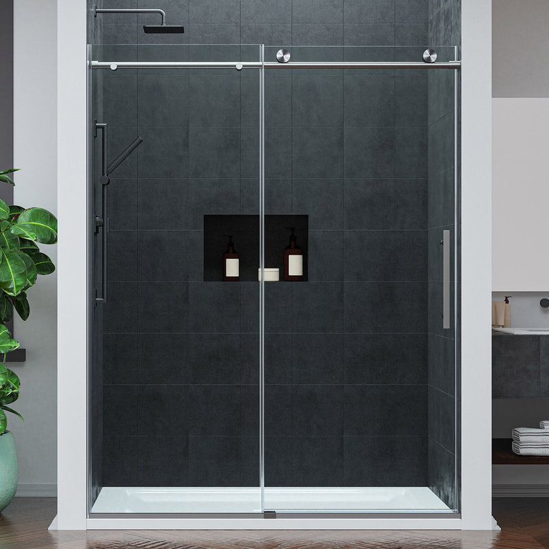 ANZZI SD-AZ20-02CH Frameless Sliding Shower Door product photo