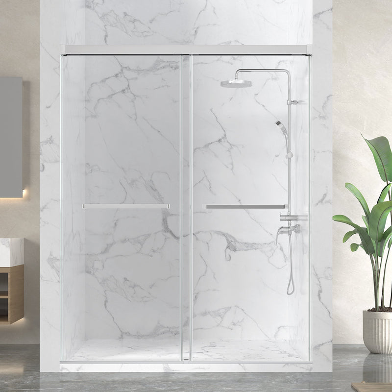 ANZZI SD-AZ21-01CH Frameless Sliding Shower Door product photo