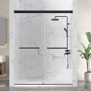 ANZZI SD-AZ21-02MB Frameless Sliding Shower Door product photo