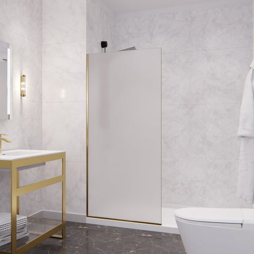 ANZZI SD-AZFL06001BGF Fixed Shower Screen product photo
