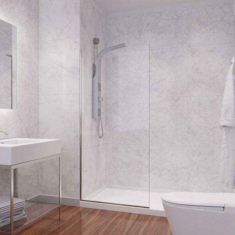 ANZZI SD-AZFL06001BN Fixed Shower Screen product photo