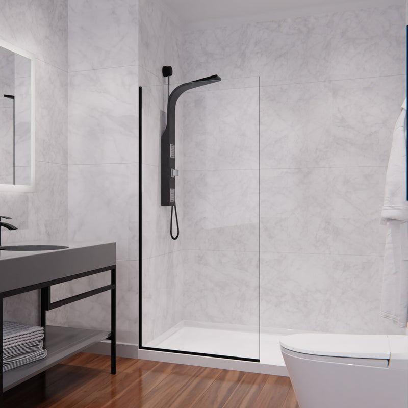 ANZZI SD-AZFL06001MB Fixed Shower Screen product photo