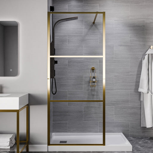 ANZZI SD-AZFL06002BG Fixed Shower Screen product photo