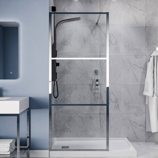 ANZZI SD-AZFL06002CH Fixed Shower Screen product photo