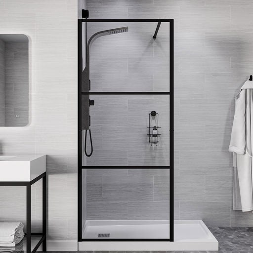 ANZZI SD-AZFL06002MB Fixed Shower Screen product photo