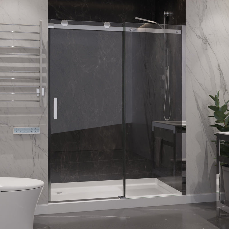 ANZZI SD-FRLS05701CH Frameless Sliding Shower Door product photo