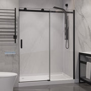 ANZZI SD-FRLS05701MB Frameless Sliding Shower Door product photo