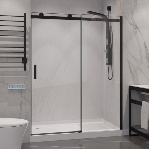 ANZZI SD-FRLS05701MB Frameless Sliding Shower Door product photo