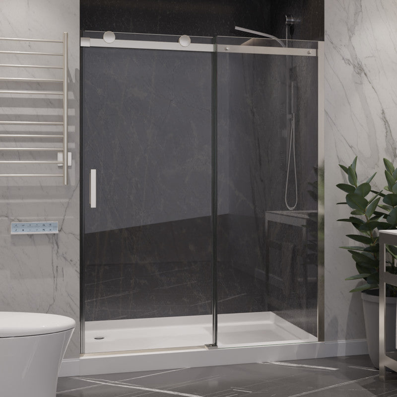 ANZZI SD-FRLS05702BN Frameless Sliding Shower Door product photo