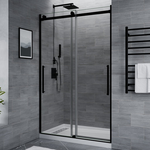 ANZZI SD-FRLS05901MB Frameless Sliding Shower Door product photo