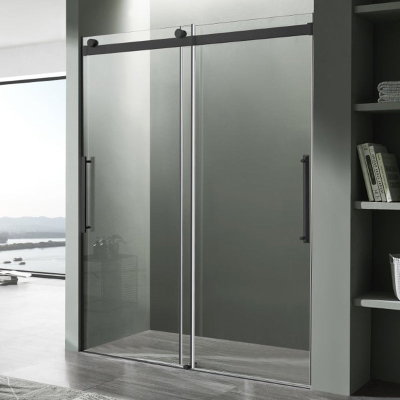 ANZZI SD-FRLS05902MB Frameless Sliding Shower Door product photo