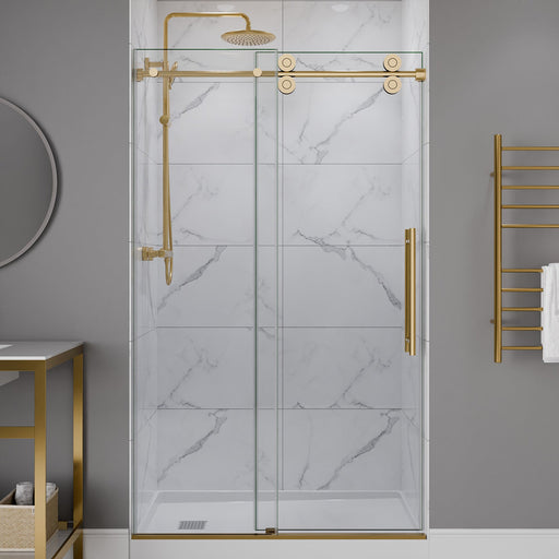 ANZZI SD-FRLS06101BG Frameless Sliding Shower Door product photo