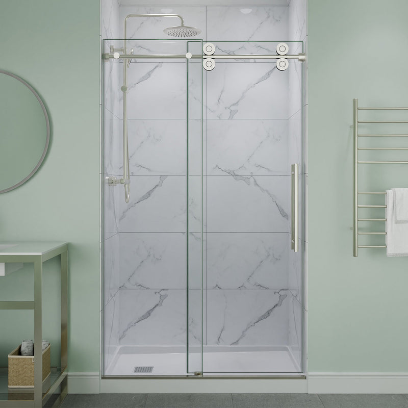 ANZZI SD-FRLS06101BN Frameless Sliding Shower Door product photo