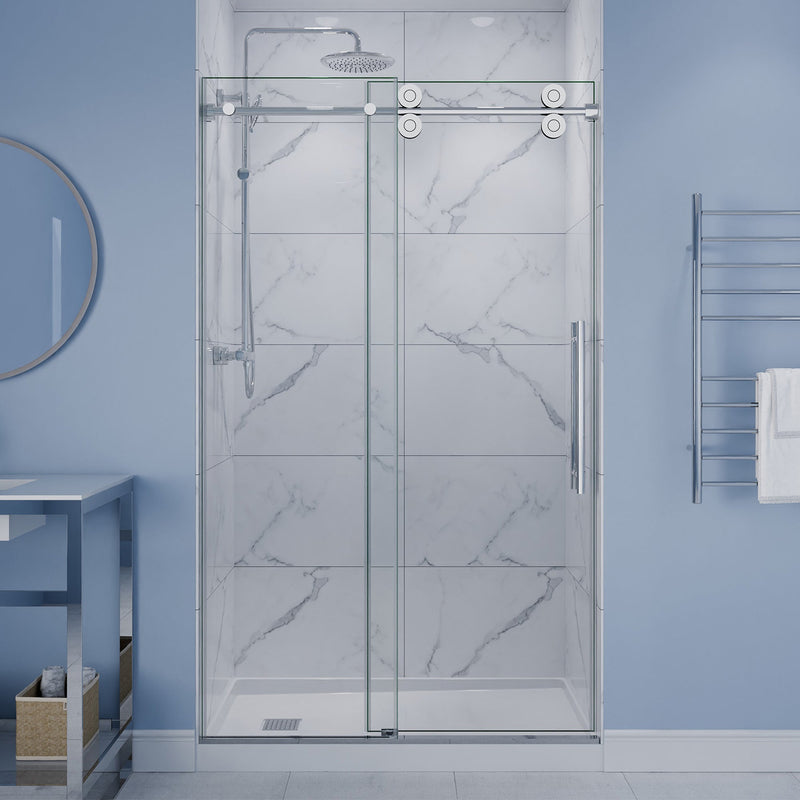 ANZZI SD-FRLS06101CH Frameless Sliding Shower Door product photo