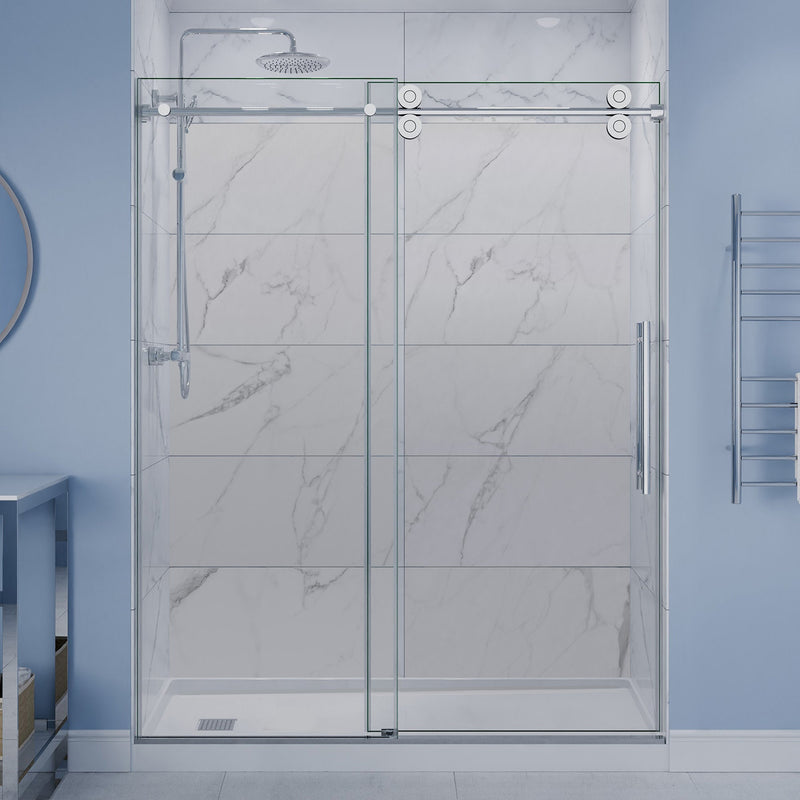 ANZZI SD-FRLS06102CH Frameless Sliding Shower Door product photo