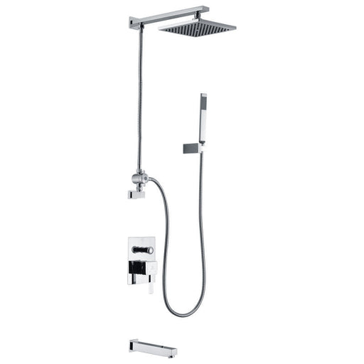 ANZZI SH-AZ013 Byne bathtub faucet in polished chrome, main product photo