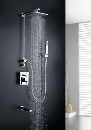 ANZZI SH-AZ013 Byne bathtub faucet in polished chrome, installed room view 1