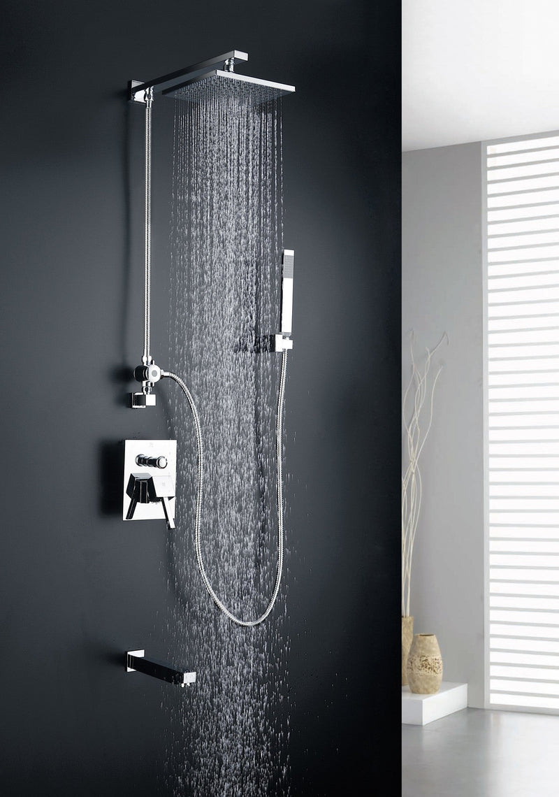 ANZZI SH-AZ013 Byne bathtub faucet in polished chrome, installed room view 1