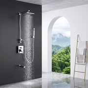 ANZZI SH-AZ013 Byne bathtub faucet in polished chrome, installed room view 2