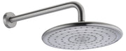 ANZZI SH-AZ032BN Meno shower head in brushed nickel, white background view 1