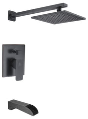 ANZZI SH-AZ037MK Mezzo bathtub faucet in matte black, main product photo
