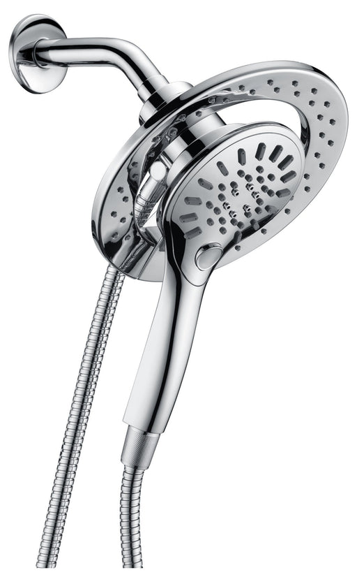 ANZZI SH-AZ067CH Valkyrie shower head in polished chrome, main product photo