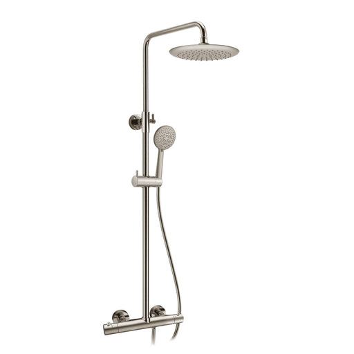 ANZZI SH-AZ101BN Heavy Rainfall shower head in brushed nickel, main product photo
