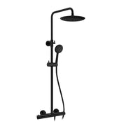 ANZZI SH-AZ101MB Heavy Rainfall shower head in matte black, main product photo