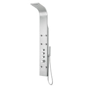 ANZZI SP-AZ026 Fontan shower panel system in brushed steel, main product photo
