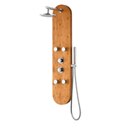 ANZZI SP-AZ061 Crane shower panel system in natural bamboo, main product photo