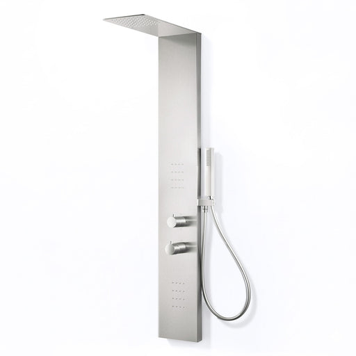 ANZZI SP-AZ079BN Collines shower panel system in brushed nickel, main product photo