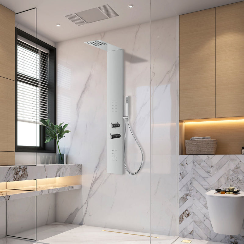 ANZZI SP-AZ079CH Collines shower panel system in polished chrome, main product photo