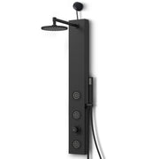 ANZZI SP-AZ080MB Beverly shower panel system in matte black, main product photo