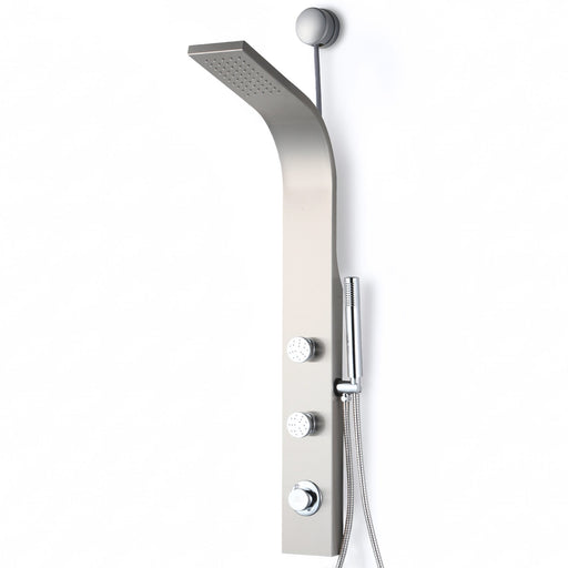 ANZZI SP-AZ081BN Cici shower panel system in brushed nickel, main product photo
