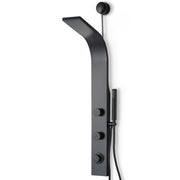 ANZZI SP-AZ081MB Cici shower panel system in matte black, main product photo