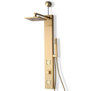 ANZZI SP-AZ082BG Dion shower panel system in brushed gold, main product photo