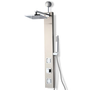 ANZZI SP-AZ082BN Dion shower panel system in brushed nickel, main product photo