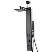 ANZZI SP-AZ082MB Dion shower panel system in matte black, main product photo