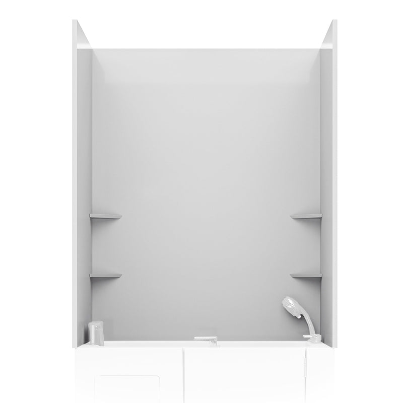 ANZZI SW-6060FLT-WH Shower Wall Panel Set product photo