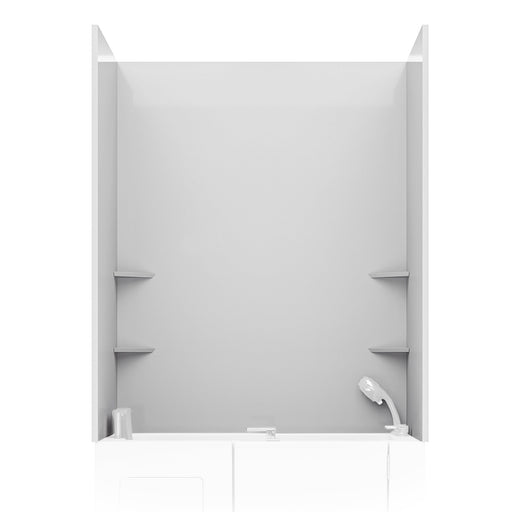 ANZZI SW-6060FLT-WH Shower Wall Panel Set product photo