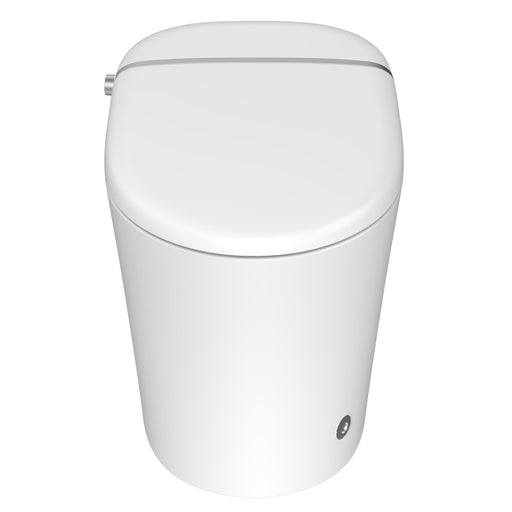 ANZZI TL-STSF851WH smart bidet toilet, white background view 1